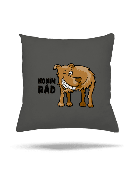 Honím rád polštář Gray Pol