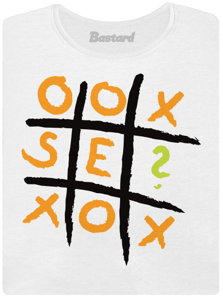 Piškvorky dámské tričko premium White