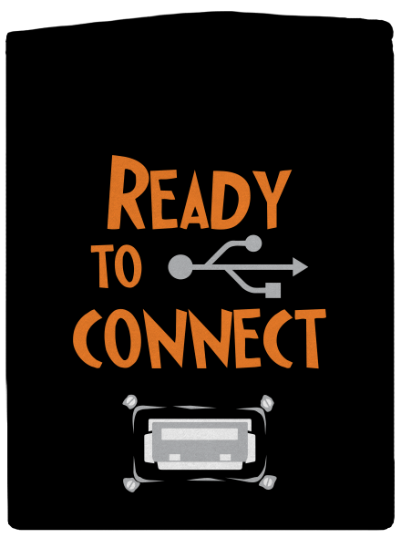 USB připojení dámská mikina na zip Black