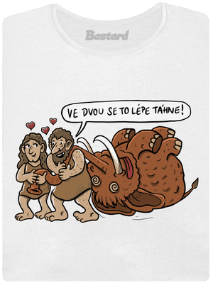 Ve dvou se to lépe táhne dámské tričko s lemem White