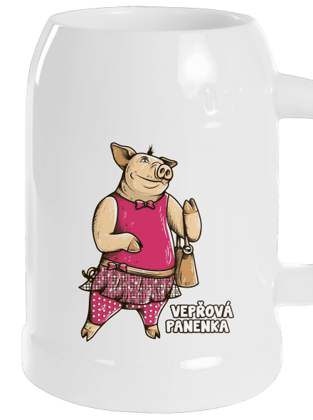 Vepřová panenka půllitr White