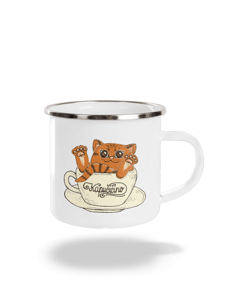 Kapučičíno plecháček White