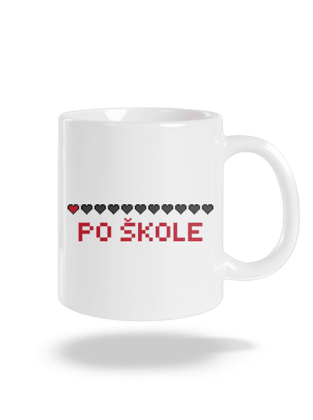 Po škole klasický hrnek White