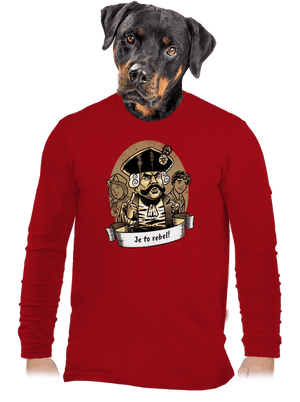 B14: S čerty nejsou žerty pánské dlouhý rukáv Red