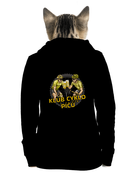 Klub cyklo píčů dámská mikina na zip Black