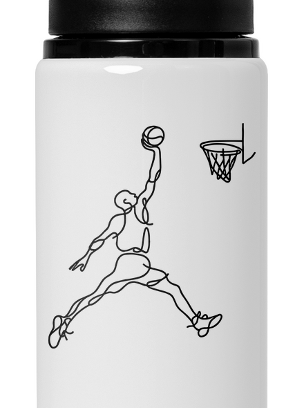 One line slam dunk lahev na vodu White