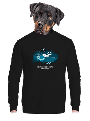 unisex mikina bez kapuce