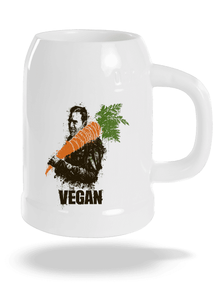 Vegan půllitr White