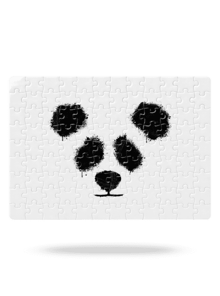 Panda puzzle White