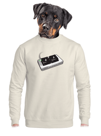 unisex mikina bez kapuce