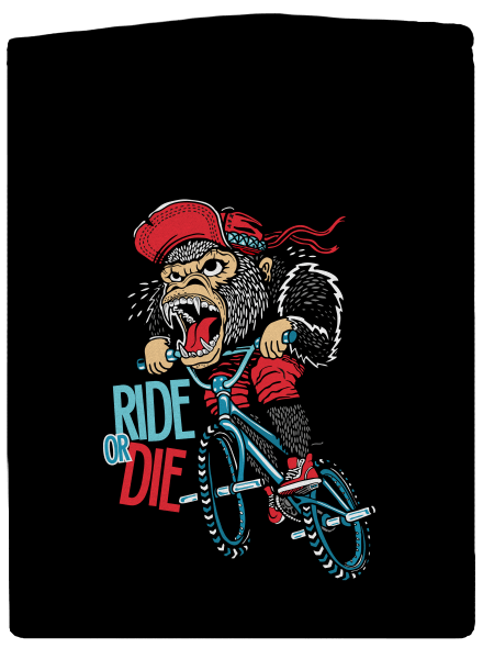 Ride or die dámská mikina na zip Black