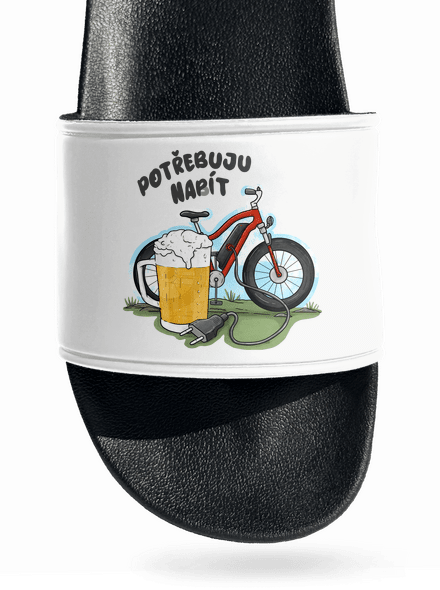 Potřebuju napít pantofle White