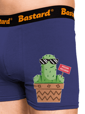 Pozor píchám boxerky Blue Navy