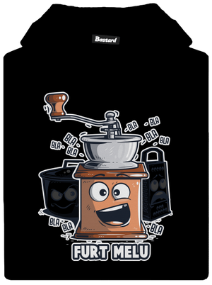 Mlýnek dětská mikina klokanka Black