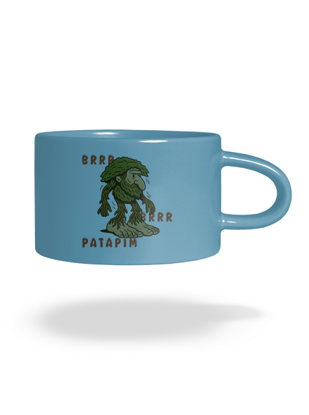 Brrr Brrr Patapim – Italian Brainrot hrnek makronka Blue Macaron