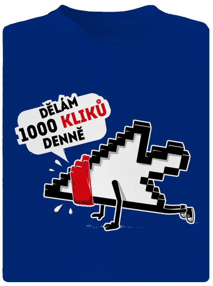Klikař pánské sportovní tričko Royal Blue Mal