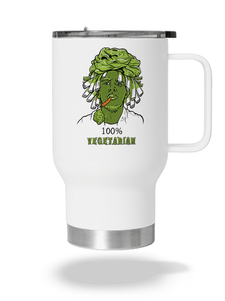 100% vegetarián termohrnek White