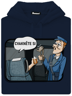 Cvakněte si pánská mikina klokanka Navy