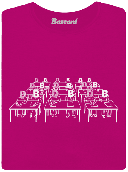 Cimrman: Debil, blbeček dámské tričko Fuchsia Red