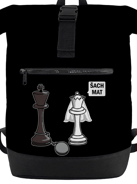Šach mat batoh Black