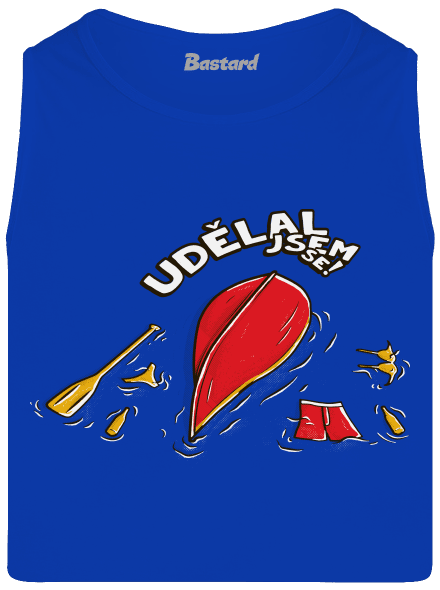 Udělal jsem se pánské tílko Royal Blue