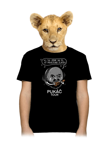 Pukáč tour dětské tričko Black