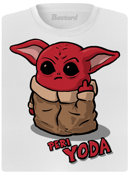 Peri Yoda dámské sportovní tričko White