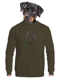 unisex mikina bez kapuce