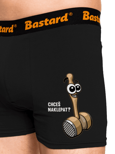 Chceš naklepat? boxerky Black