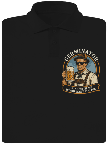 Germinator pánská polokošile Black