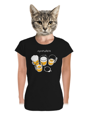 Pijáda dámské tričko premium Black