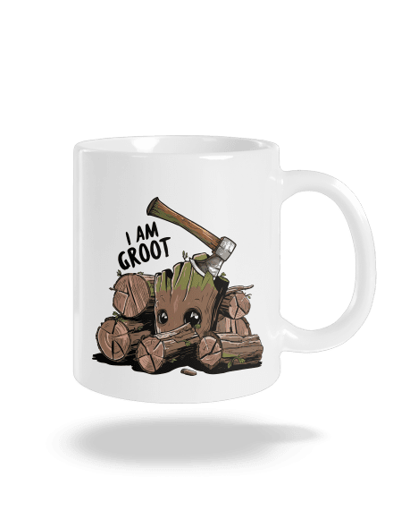 I Am Groot klasický hrnek White