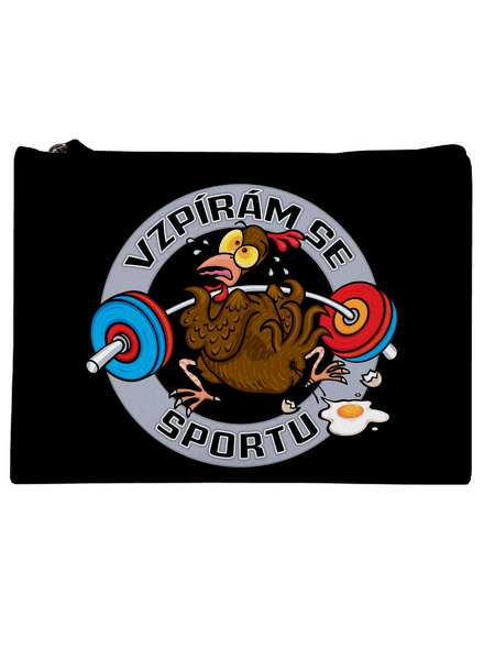 Vzpírám se sportu taštička Black