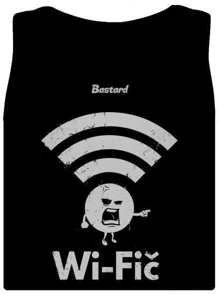 Wifič dámské tílko klasické Black