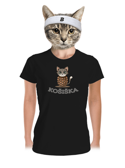 Košiška dámské sportovní tričko Black