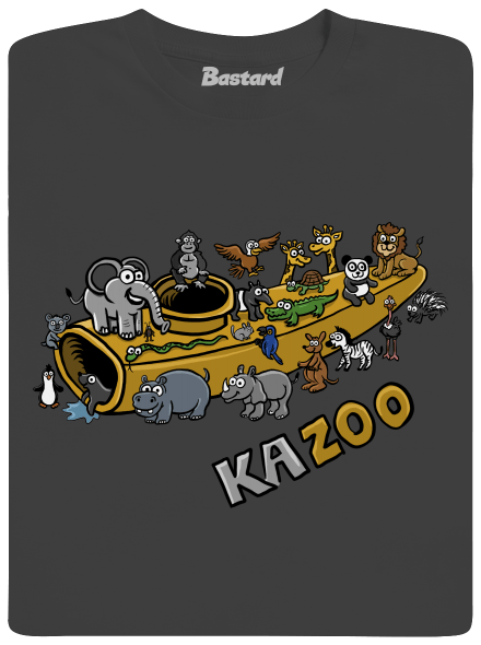 KaZoo pánské dlouhý rukáv Dark Grey