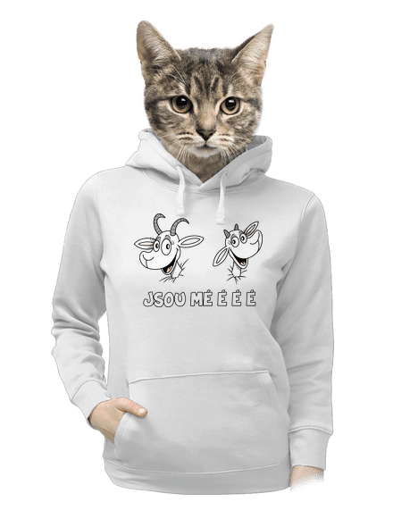Kozy Jsou méééé dámská mikina klokanka White