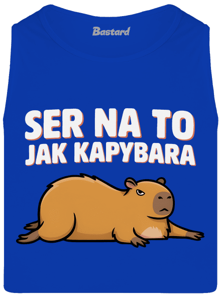 Jak kapybara pánské tílko Royal Blue