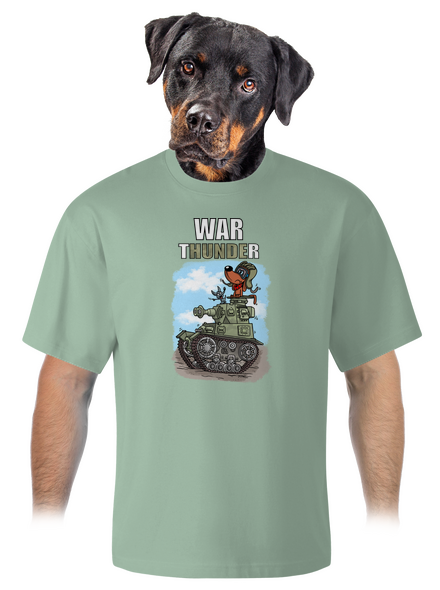 War Hunde unisex tričko oversized Sage