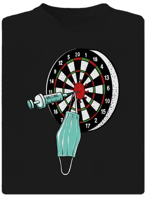 Zásah pánské sportovní tričko Black