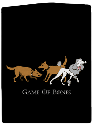 Game of Bones dámská mikina na zip Black