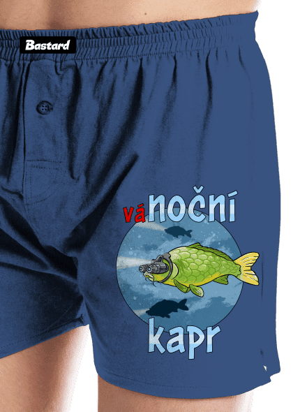 Vánoční kapr pánské trenky Blue
