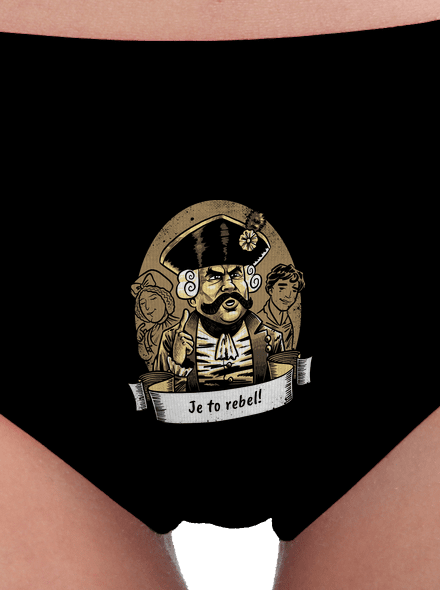 B14: S čerty nejsou žerty dámské kalhotky Black