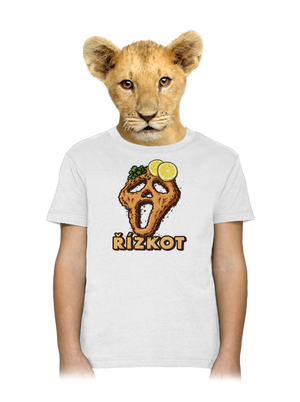 Řízkot dětské tričko White