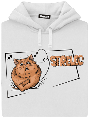 Kočičí horoskop: Střelec dámská mikina klokanka White