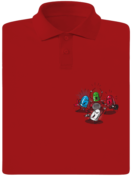 Led Zeppelin pánská polokošile Red Mal