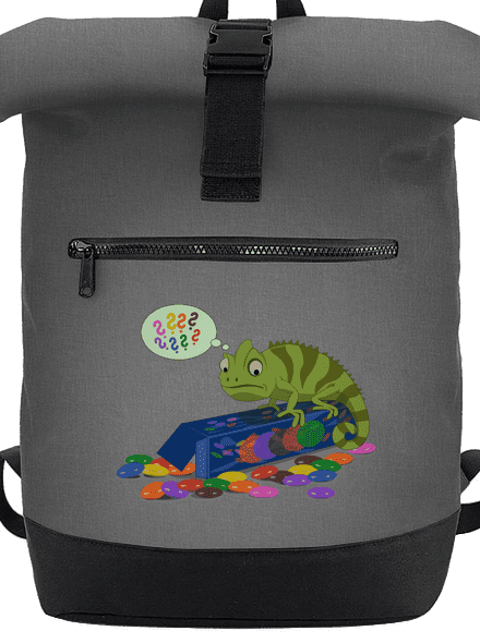 Zmatený chameleon batoh Grey Marl