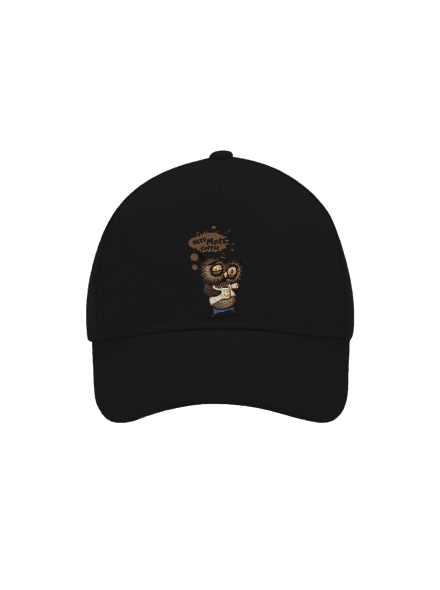 Potřebuju víc kafe kšiltovka baseballka Black