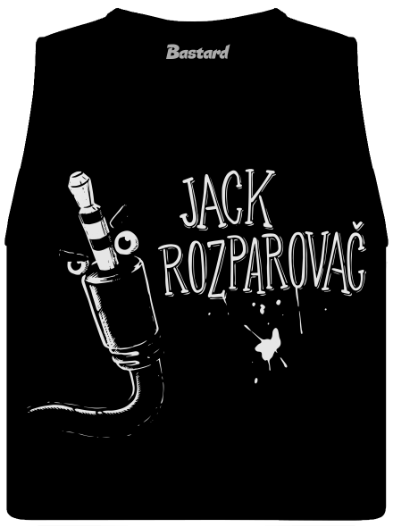 Jack Rozparovač dámské tílko volné Black