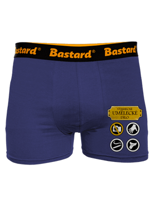 Umělecké dílo boxerky Blue Navy